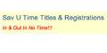 Sav U Time Titles & Registrations