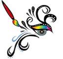 Face Painting Illusions and Balloon Art Logo