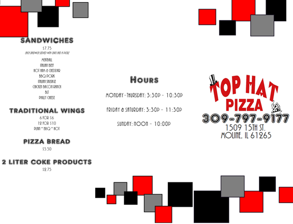 Top Hat Pizza Image
