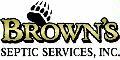 Brown&apos;s Septic Services Logo