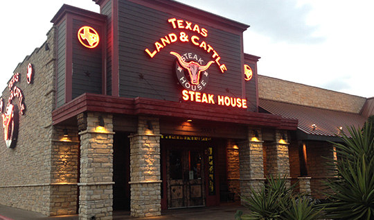 Texas Land Cattle Steak House 5510 S Interstate 35 Ste C Texas Land Cattle Steak House
