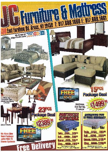 Jc Furniture Matres 538 E Fordham Rd Bronx Ny