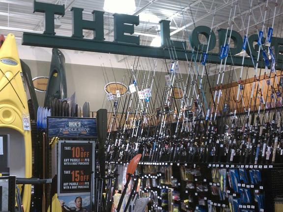 dick's sporting goods fishing rods