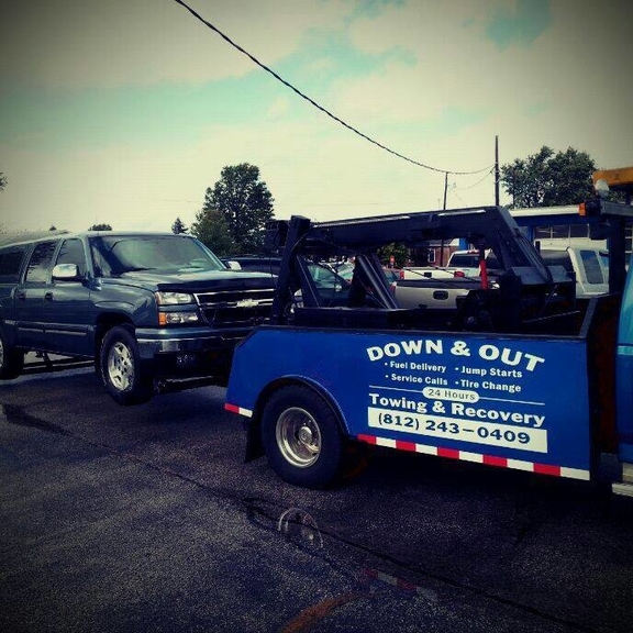 Down Out Towing Recovery Terre Haute In