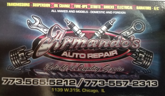 Auto Repair Chicago >> Armandos Auto Repair 1139 W 31st St Chicago Il Auto Repair Chicago >> Armandos Auto Repair 1139 W 31st St Chicago Il